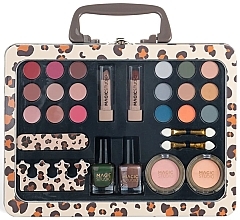 Fragrances, Perfumes, Cosmetics Cosmetic Set in a Case - Magic Studio Wild Safari Small Case