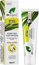 Toothpaste "Tea Tree" - Dr. Organic Organic Tea Tree Toothpaste — photo N2