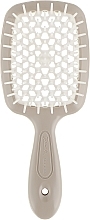 Fragrances, Perfumes, Cosmetics Hair Brush, grey and white - Janeke Superbrush Small