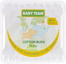 Fragrances, Perfumes, Cosmetics Cotton Buds with Limiter, 56 pcs - Baby Team