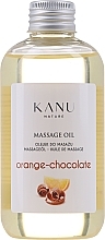 Fragrances, Perfumes, Cosmetics Massage Oil "Orange & Chocolate" - Kanu Nature Orange Chocolate Massage Oil