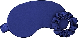 Blue Sleep Set in Gift Case 'Relax Time' - MAKEUP Gift Set Blue Sleep Mask, Scrunchie, Ear Plugs (1pc) — photo N2