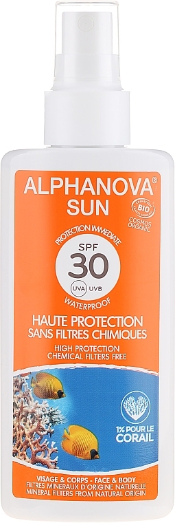 Sunscreen Spray - Alphanova Sun Protection Spray SPF 30 — photo N1