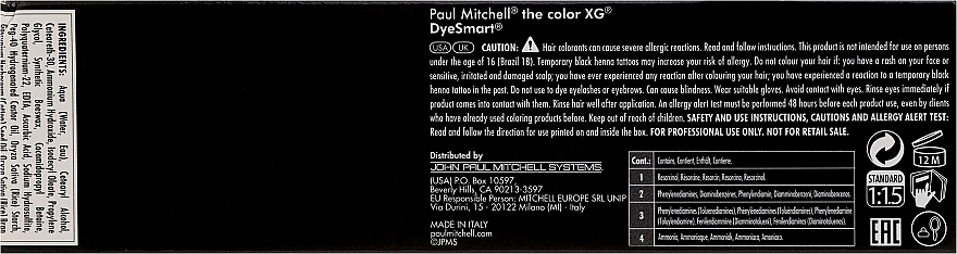 Long-Lasting Hair Color - Paul Mitchell The Color XG Permanent Hair Color — photo N3