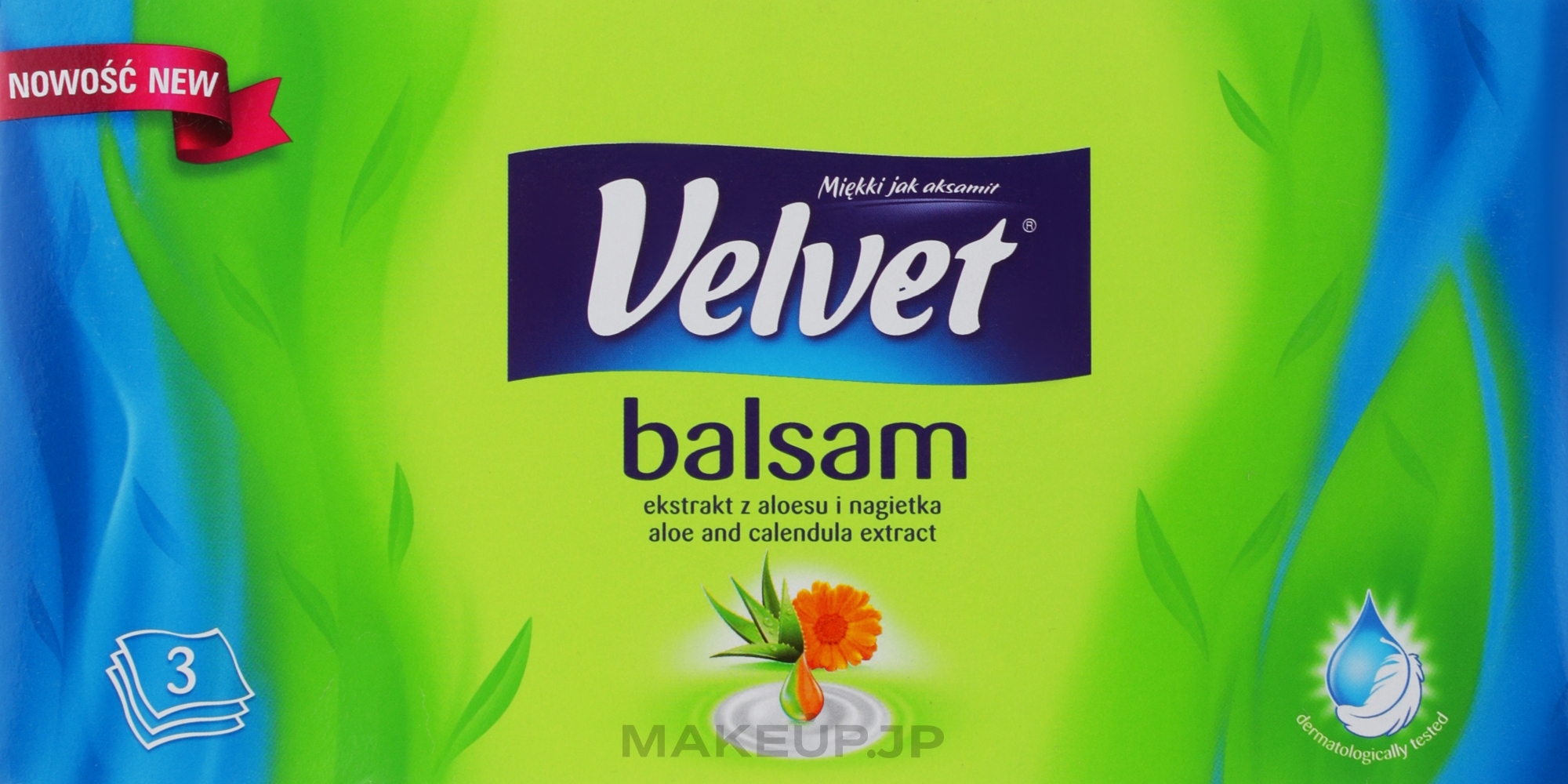 3-Layer Tissue - Velvet Balsam Tissue — photo 70 szt.