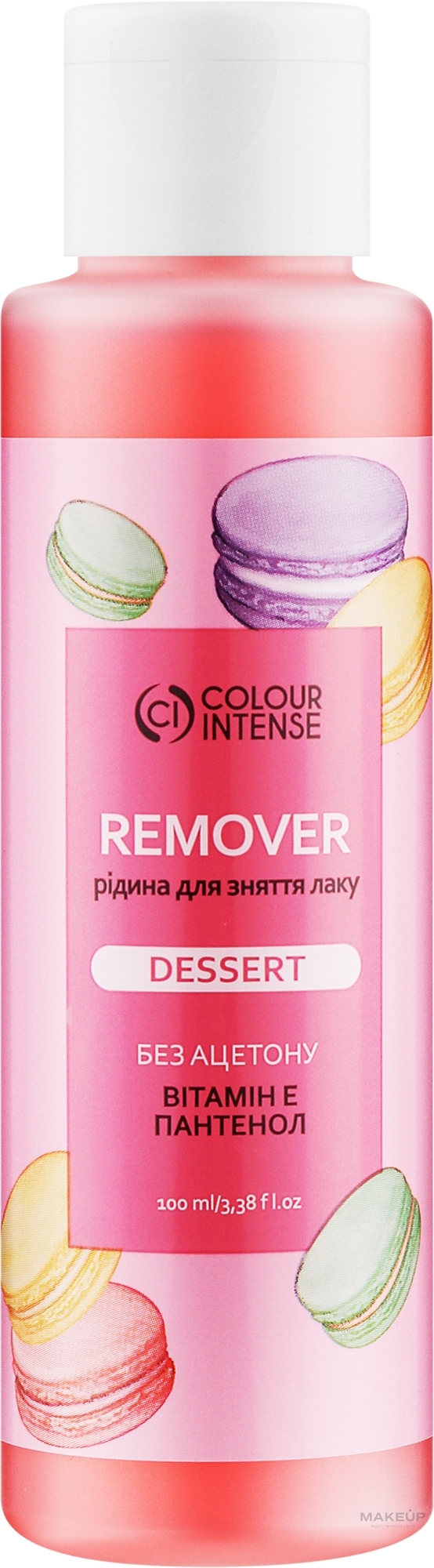 Acetone-Free Nail Polish Remover 'Dessert' - Colour Intense Remover Dessert — photo 100 ml