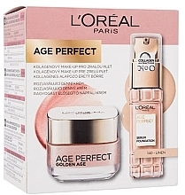 Fragrances, Perfumes, Cosmetics Set - L'Oreal Paris Age Perfect Golden Age (f/cr/50ml + ser/fond/30ml)