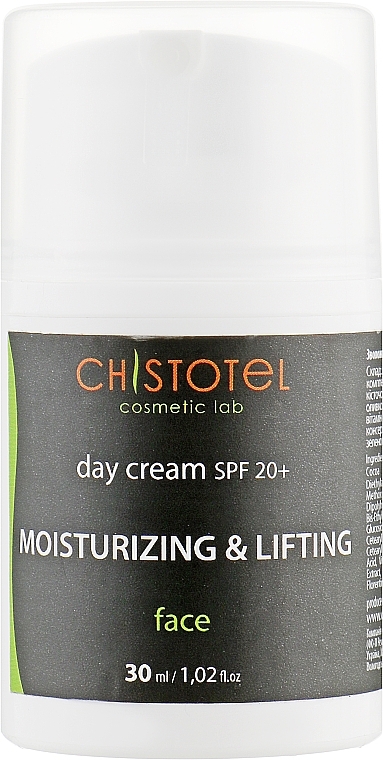 Lifting and Moisturising Face Cream - ChistoTel Day Cream SPF 20+ — photo N3