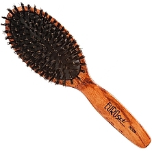 Fragrances, Perfumes, Cosmetics Natural Bristle Wooden Hair Brush, 00326 - Eurostil