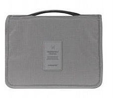 Fragrances, Perfumes, Cosmetics Makeup Bag 3165, gray - Deni Carte