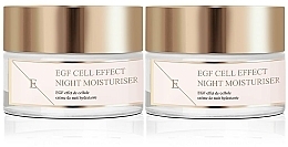 Fragrances, Perfumes, Cosmetics Set - Eclat Skin London EGF Cell Effect Night Moisturiser Set (f/cr/2x50ml)
