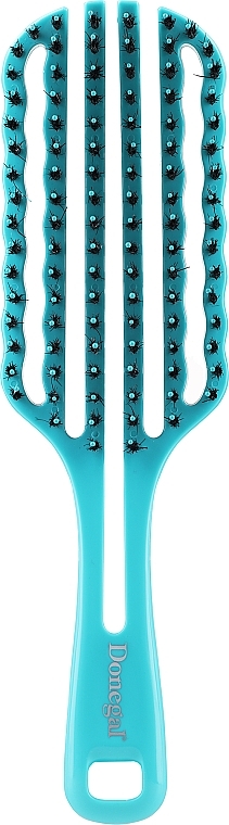 Hair Brush, 1287, turquoise - Donegal Miscella Brush — photo N1