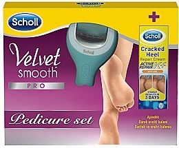 Fragrances, Perfumes, Cosmetics Set - Scholl Velvet Smooth Pro (footfile/1pcs + foot/cr/60ml)