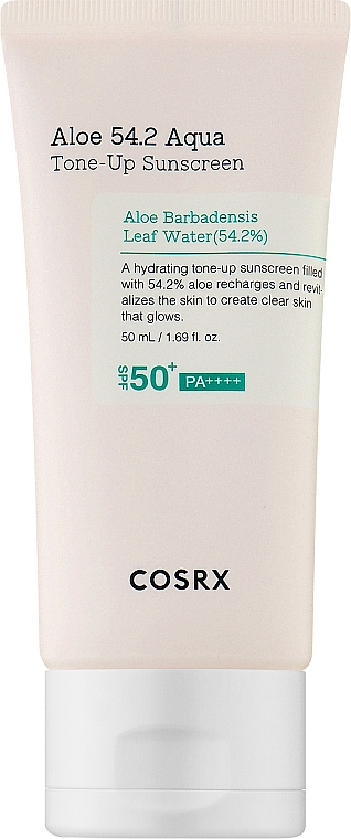 Hydrating Sunscreen - Cosrx Aloe 54.2 Aqua Tone-Up Sunscreen SPF50+/PA++++ — photo N1