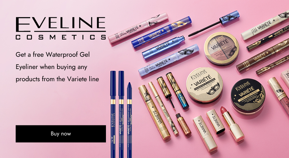 Buy any products from the Variete line and get a free Waterproof Gel Eyeliner