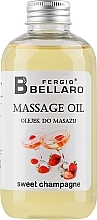 Massage Oil "Champagne" - Fergio Bellaro Massage Oil Sweet Champagne — photo N2