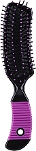 Hair Brush, 21 cm, purple and black - Ampli — photo N1