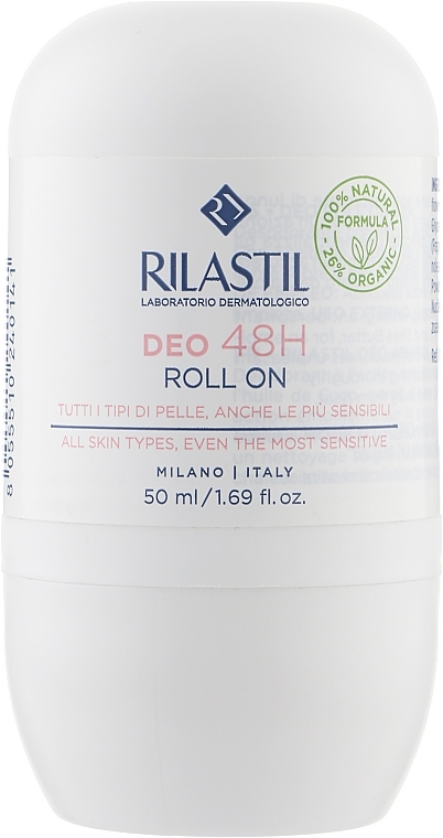 Roll-On Deodorant Antiperspirant "48 Hours Protection" - Rilastil Deo 48H Roll On — photo N4