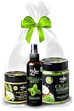 Fragrances, Perfumes, Cosmetics Gift Set "Ylang-Ylang, Mint & Lemongrass" - Mayur (oil/140ml + water/100ml + scr/250g)