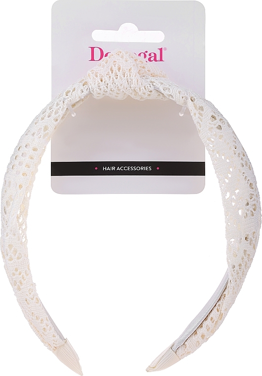 Hair Band FA-5636, milky lace - Donegal — photo N1