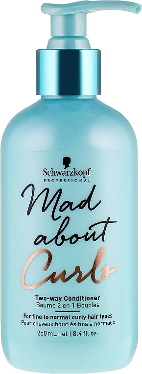 Conditioner for Fine and Normal Hair - Schwarzkopf Professional Mad About Curls Two-way Conditioner — photo N1