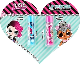 Lip Balm Set - Lip Smacker L.O.L. Surprise! Rocker+Kitty Queen (lip/balm/2x4g)  — photo N1