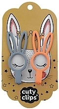 Fragrances, Perfumes, Cosmetics Hair Clips, 2 pcs - Snails Cuty Clips-Bunny Eyes No. 11