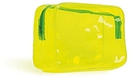 Fragrances, Perfumes, Cosmetics Transparent Cosmetic Bag, green - IDC Institute Neon Transparent Bag