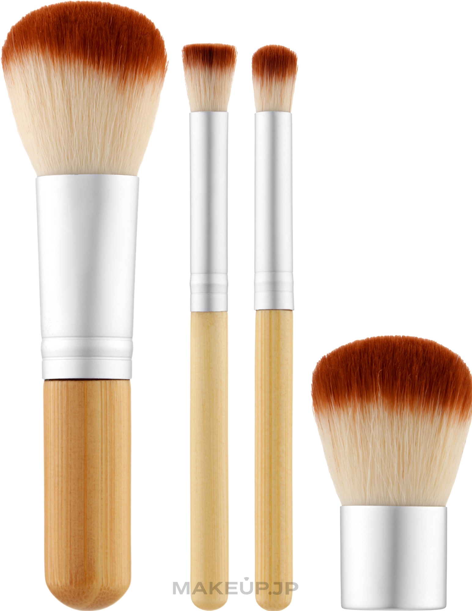 Makeup Brush Set 4 pcs + bag - Tools For Beauty — photo 4 szt.