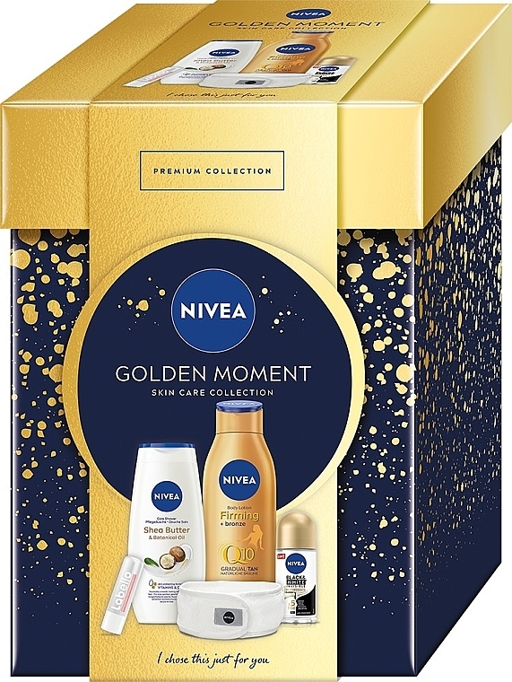 Set, 5 products - Nivea Golden Moment Set — photo N1