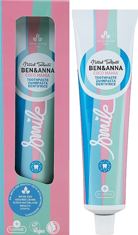 Natural Toothpaste - Ben & Anna Natural Toothpaste Coco Mania — photo N2