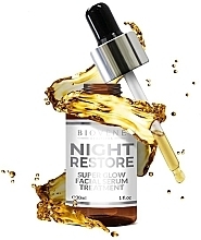 Fragrances, Perfumes, Cosmetics Night Face Serum - Biovene Night Restore Super Glow Facial Serum Treatment