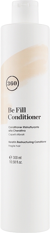 Nourishing Keratin Conditioner for Colored & Damaged Hair - 360 Be Fill Fragile Hair Conditioner — photo N1