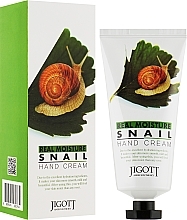 Hand Cream with Snail Mucin Extract - Jigott Real Moisture Snail Hand Cream — photo N2