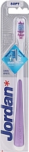 Fragrances, Perfumes, Cosmetics Toothbrush, soft, purple - Jordan Shiny White Toothbrush Soft