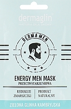 Fragrances, Perfumes, Cosmetics Rejuvenating Men Face Mask - Dermaglin Energy Men Mask