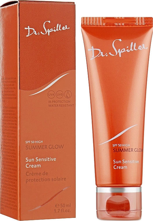 Facial Sun Cream - Dr. Spiller Summer Glow Sun Sensitive Cream SPF50 — photo N2