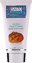 Fragrances, Perfumes, Cosmetics Foot Cream "Mango" - Saito Spa Active Foot Cream Mango