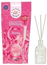 Fragrances, Perfumes, Cosmetics Reed Diffuser "Rose" - La Casa de Los Aromas Mikado Reed Diffuser