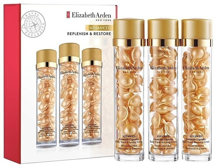 Facial Drops - Elizabeth Arden Advanced Ceramide Capsules Daily Youth Restoring Serum Trio Set — photo N1