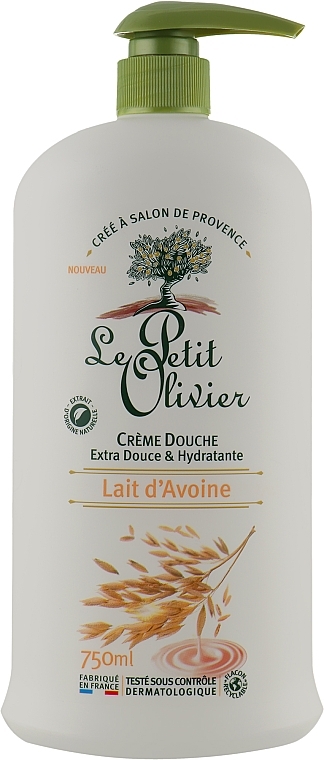 Extra Gentle Shower Cream "Oat Milk" - Le Petit Olivier Extra Gentle Shower Cream — photo N1