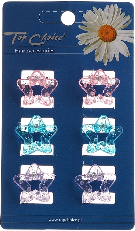 Hair Claws 6 pcs, 24184 - Top Choice — photo N2