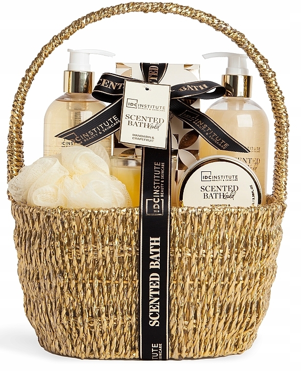 Set, 6 products - IDC Institute Scented Bath Gold — photo N1