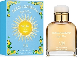 Dolce & Gabbana Light Blue Sun Pour Homme - Eau de Toilette — photo N2