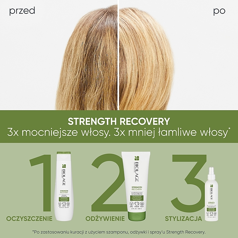 Strengthening Hair Spray - Biolage Strength Recovery Strength Repairing Spray — photo N4