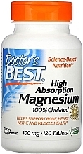 High Absorption Magnesium, 100 mg, tablets - Doctor's Best — photo N1