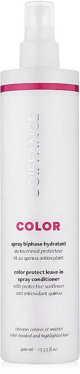 Biphase Conditioner for Colored Hair - Coiffance Professionnel Moisturizing Leave In Spray Conditioner — photo N1