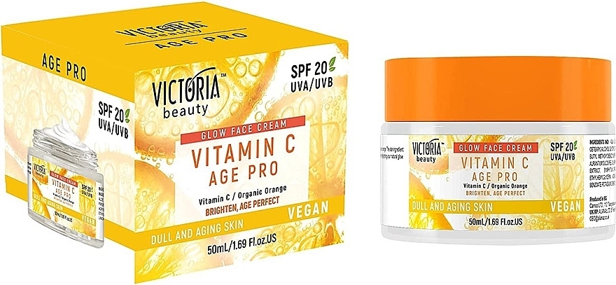 Vitamin C Glow Face Cream SPF 20 - Victoria Beauty C Age Pro Glow Face Cream SPF 20 — photo N2