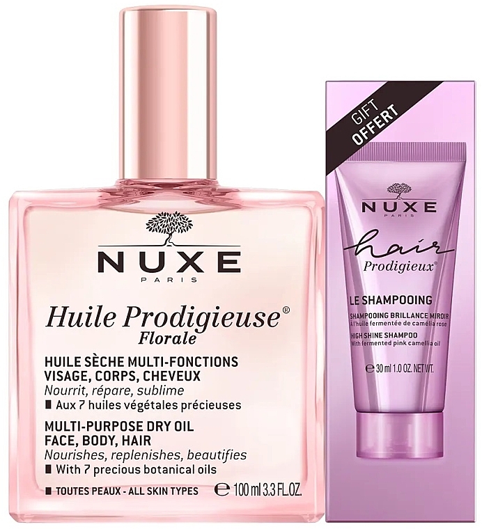 キット - Nuxe Huile Prodigieuse Florale (oil/100ml + shm/30ml) — photo N1