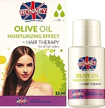 Oil for Dry Shine-Free Hair - Ronney Olive Oil Moisturizing Hair Therapy — photo N2